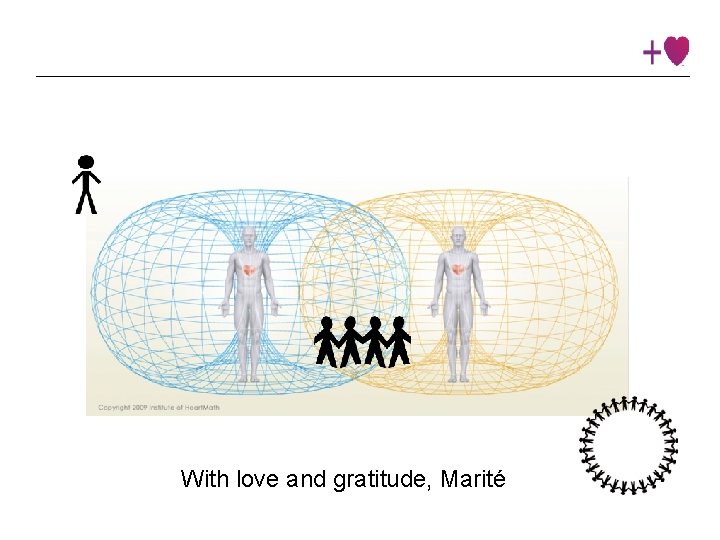 Insert slide #75 With love and gratitude, Marité Institute © 2016 Heart. Math Institute