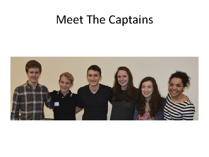 Meet The Captains 