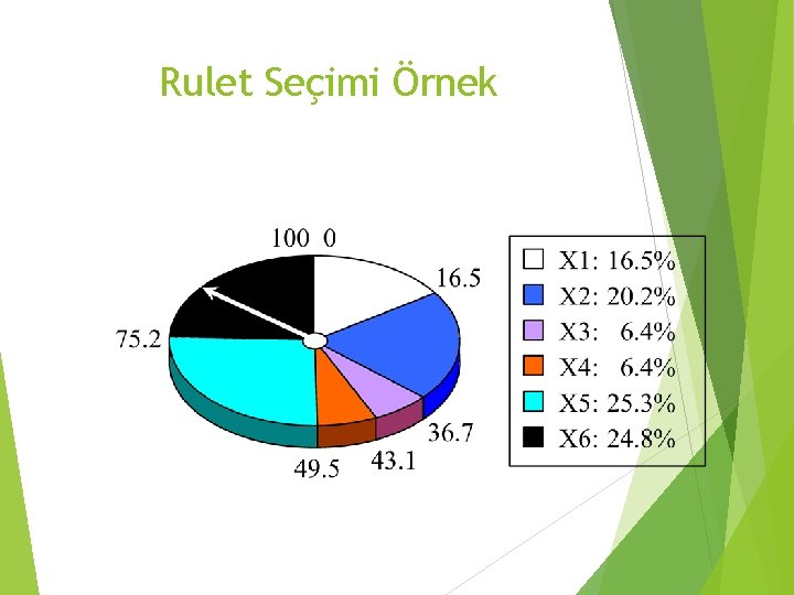 Rulet Seçimi Örnek 