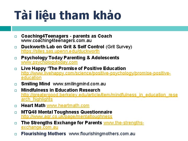 Tài liệu tham khảo Coaching 4 Teenagers - parents as Coach www. coaching 4