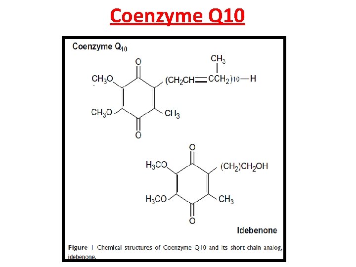Coenzyme Q 10 