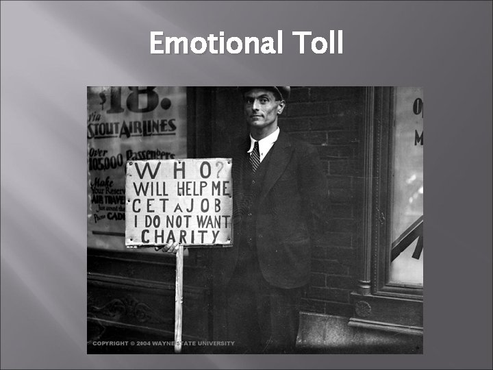 Emotional Toll 