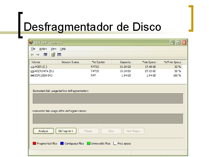 Desfragmentador de Disco 