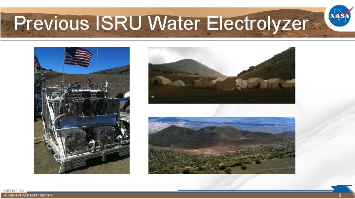 Previous ISRU Water Electrolyzer 5 