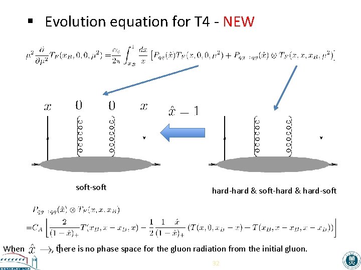 § Evolution equation for T 4 - NEW soft-soft When hard-hard & soft-hard &
