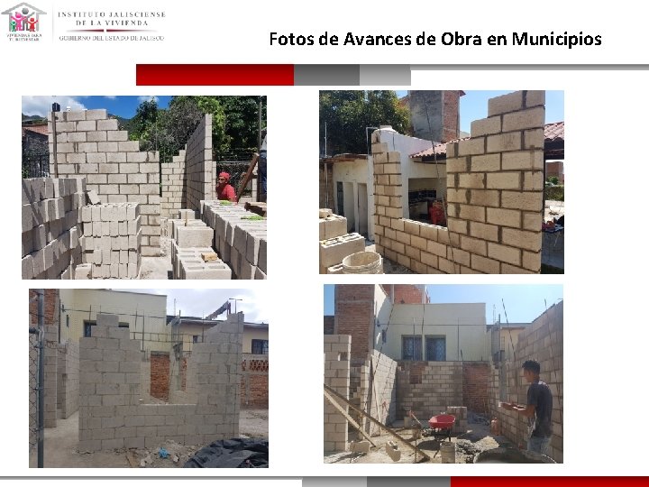 Fotos de Avances de Obra en Municipios 