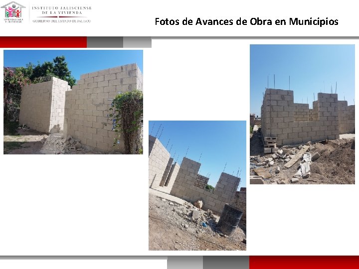 Fotos de Avances de Obra en Municipios 