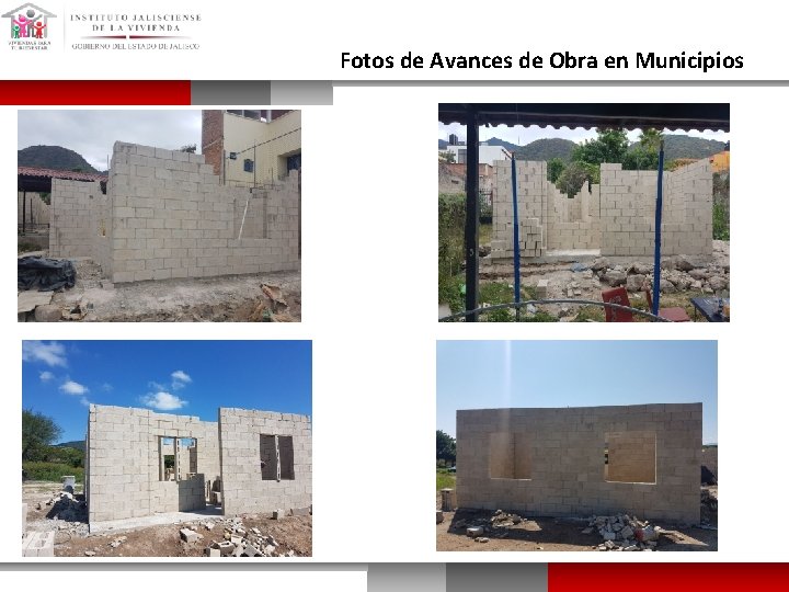 Fotos de Avances de Obra en Municipios Fotos de Avances de Obra en Municipios