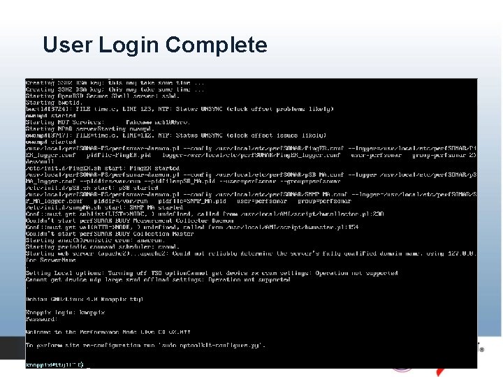 User Login Complete 33 User Login Complete 33