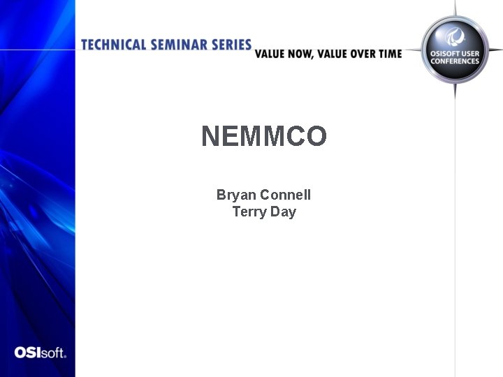 NEMMCO Bryan Connell Terry Day 