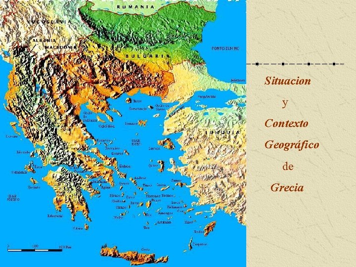 Situacion y Contexto Geográfico de Grecia 