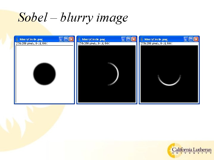 Sobel – blurry image 