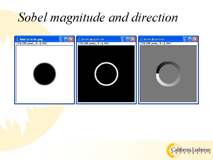 Sobel magnitude and direction 