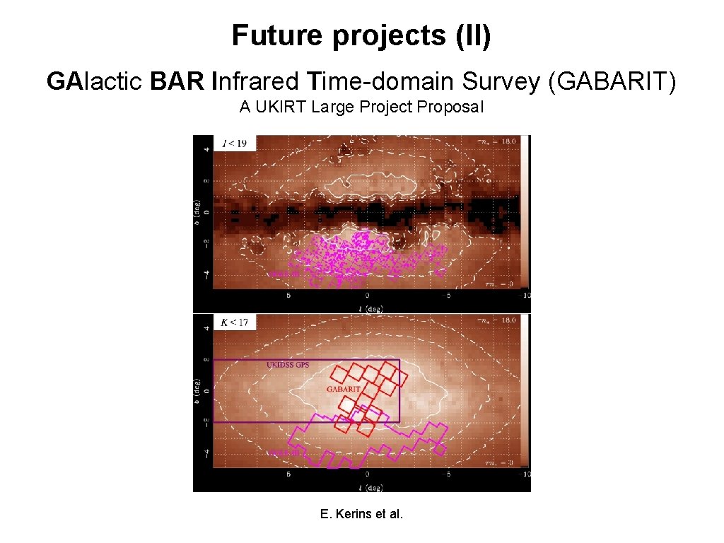 Future projects (II) GAlactic BAR Infrared Time-domain Survey (GABARIT) A UKIRT Large Project Proposal