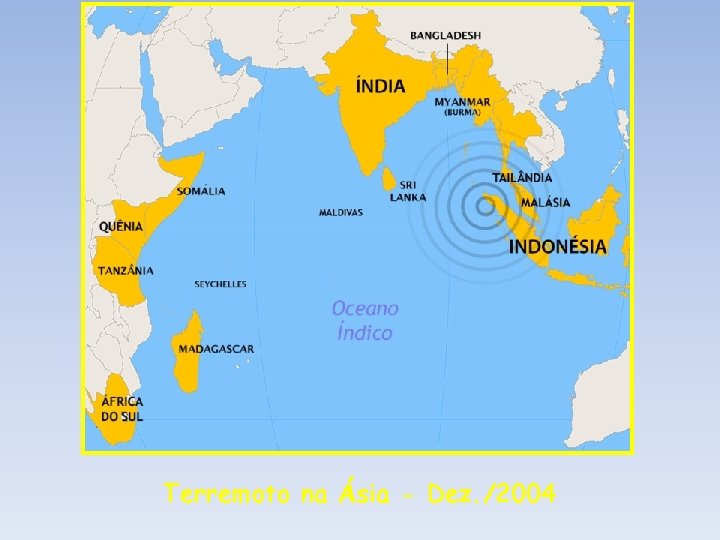 Terremoto na Ásia - Dez. /2004 