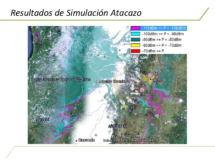 Resultados de Simulación Atacazo 