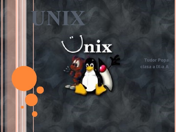  UNIX Tudor Popa clasa a IX-a A 