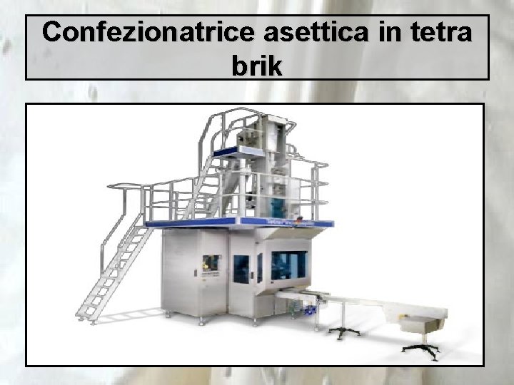 Confezionatrice asettica in tetra brik 