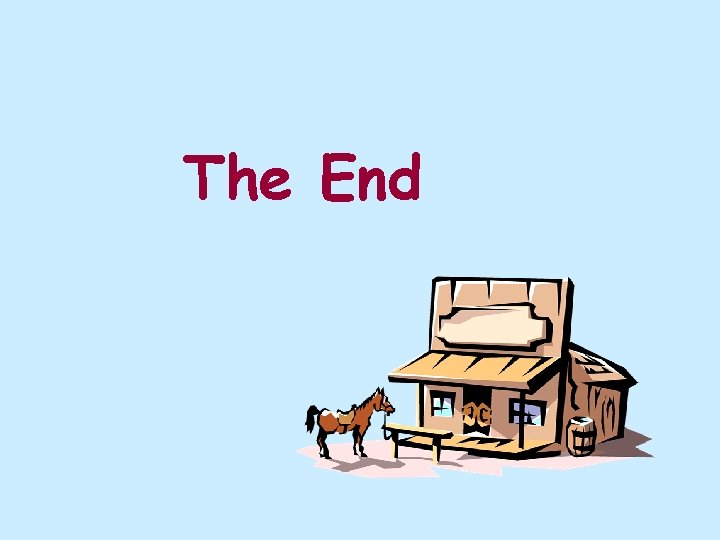 The End 