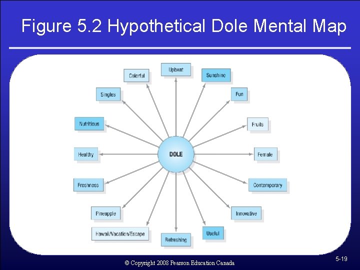Figure 5. 2 Hypothetical Dole Mental Map © Copyright 2008 Pearson Education Canada 5