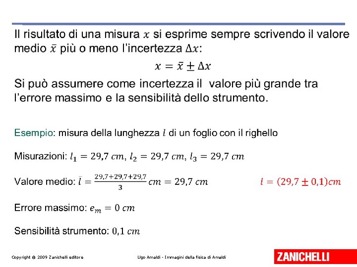  Copyright © 2009 Zanichelli editore Ugo Amaldi - Immagini della fisica di Amaldi
