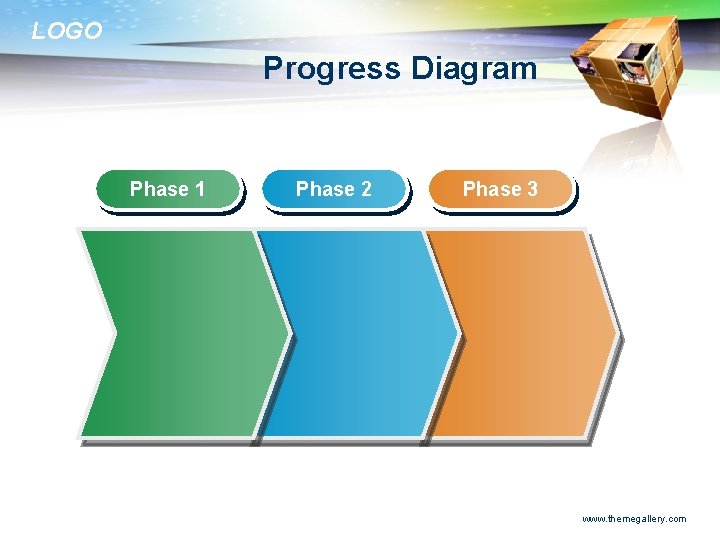 LOGO Progress Diagram Phase 1 Phase 2 Phase 3 www. themegallery. com 