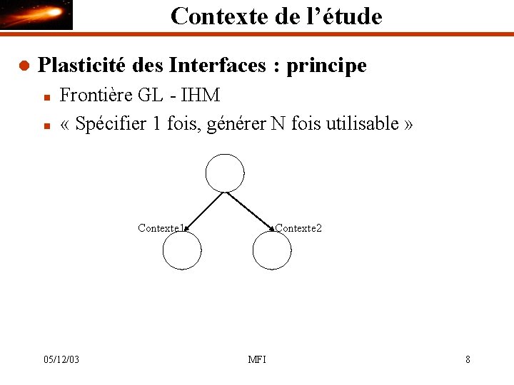 Contexte de l’étude l Plasticité des Interfaces : principe n n Frontière GL -