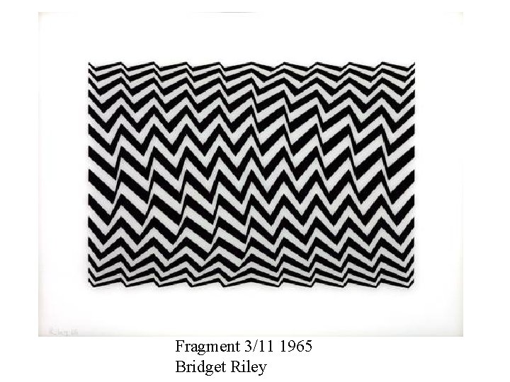 Fragment 3/11 1965 Bridget Riley 