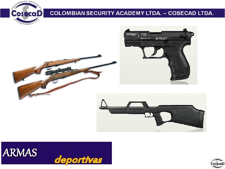 ARMAS deportivas 