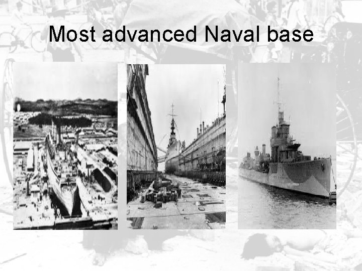 Most advanced Naval base 