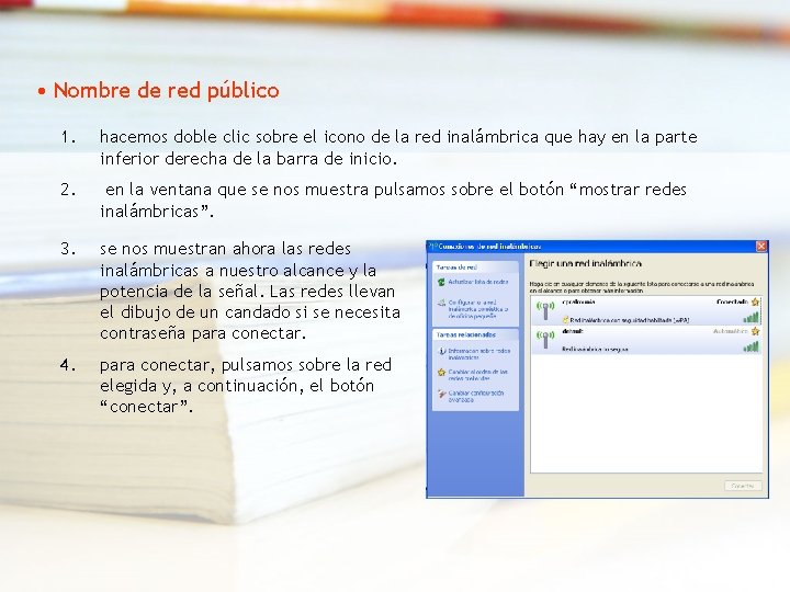  • Nombre de red público 1. hacemos doble clic sobre el icono de
