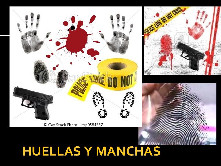 HUELLAS Y MANCHAS 