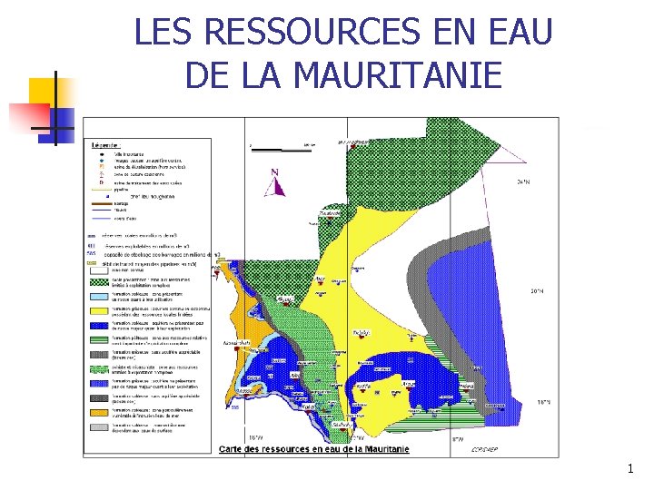 LES RESSOURCES EN EAU DE LA MAURITANIE 1 