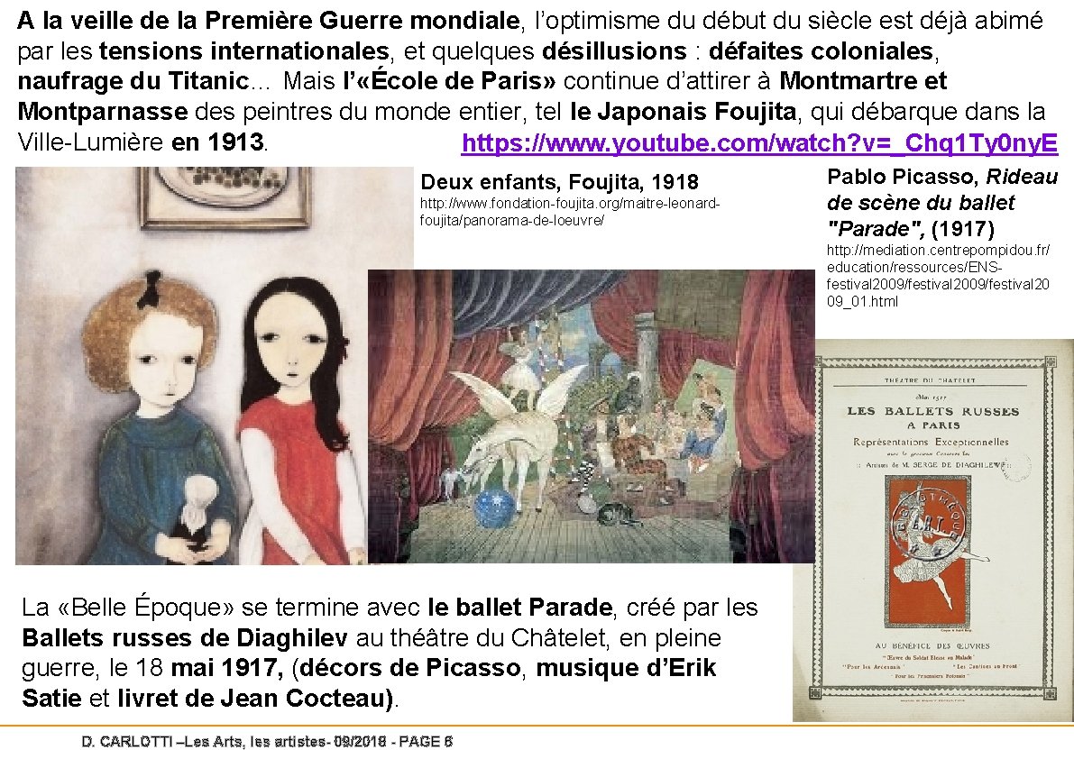 A la veille de la Première Guerre mondiale, l’optimisme du début du siècle est