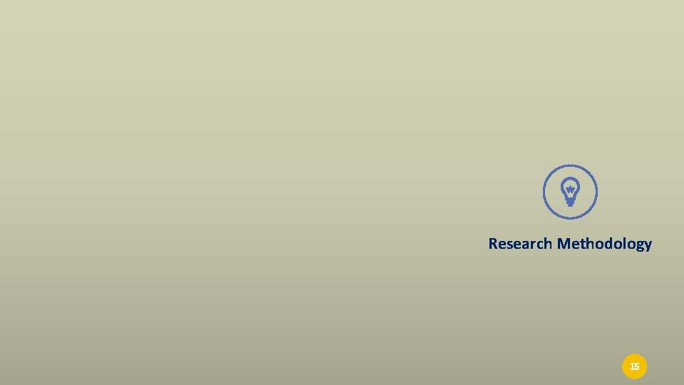 Research Methodology 15 