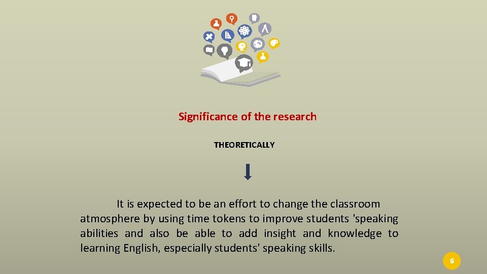 Significance of the research THEORETICALLY It is expected to be an effort to change