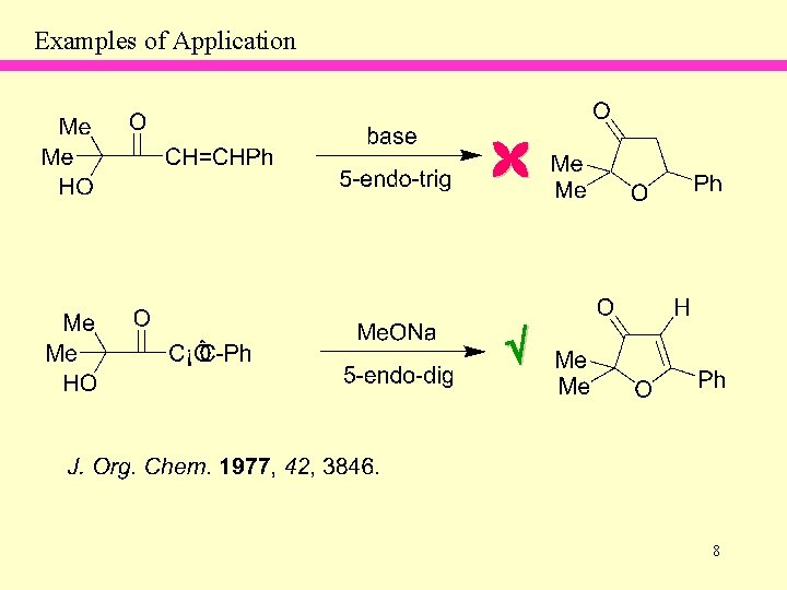 Examples of Application 8 