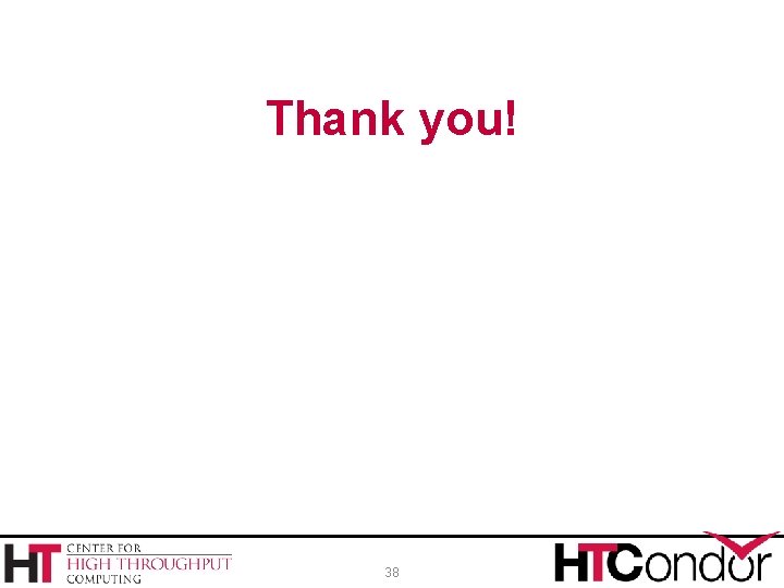 Thank you! 38 Thank you! 38