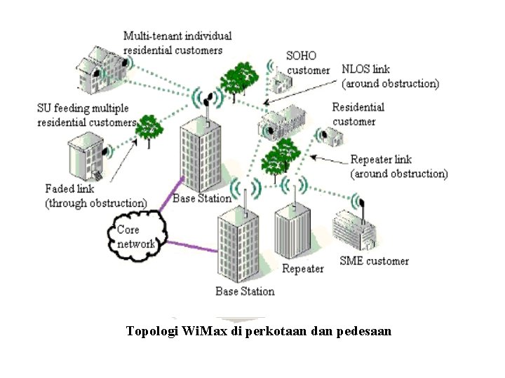 Topologi Wi. Max di perkotaan dan pedesaan 