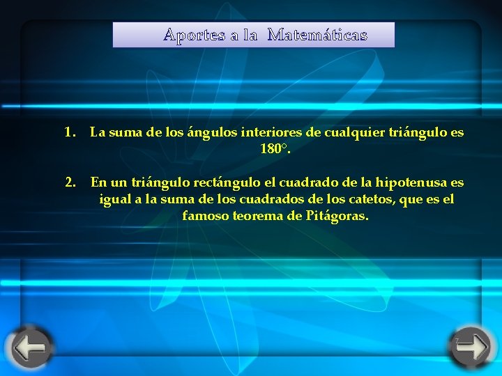 Aportes a la Matemáticas 1. La suma de los ángulos interiores de cualquier Aportes a la Matemáticas 1. La suma de los ángulos interiores de cualquier