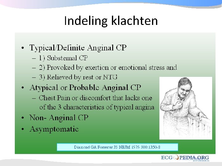Indeling klachten Indeling klachten