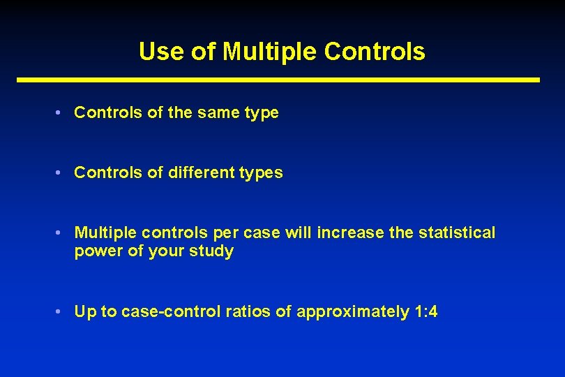 Use of Multiple Controls • Controls of the same type • Controls of different