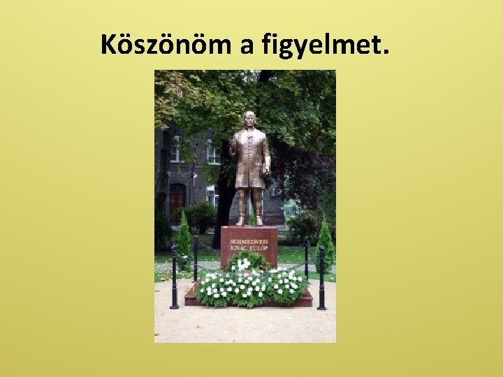 Köszönöm a figyelmet. 