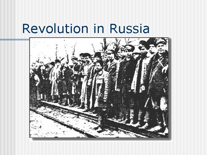 Revolution in Russia 