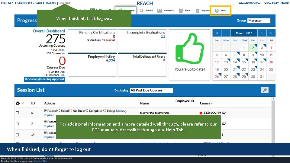 Lms User Quick Guide Quick Manager Guide Welcome to the LMS Quick