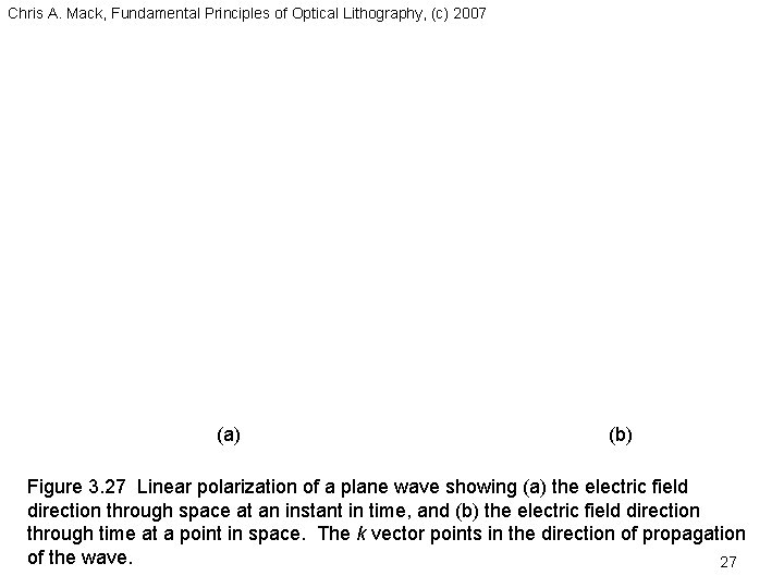 Chris A. Mack, Fundamental Principles of Optical Lithography, (c) 2007 (a) (b) Figure 3.