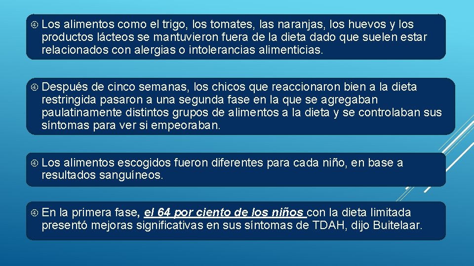  Los alimentos como el trigo, los tomates, las naranjas, los huevos y los