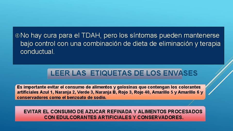  No hay cura para el TDAH, pero los síntomas pueden mantenerse bajo control