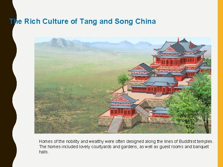 The Rich Culture of Tang and Song China Homes of the nobility and wealthy