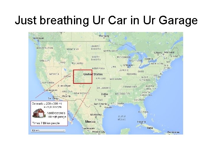 Just breathing Ur Car in Ur Garage 
